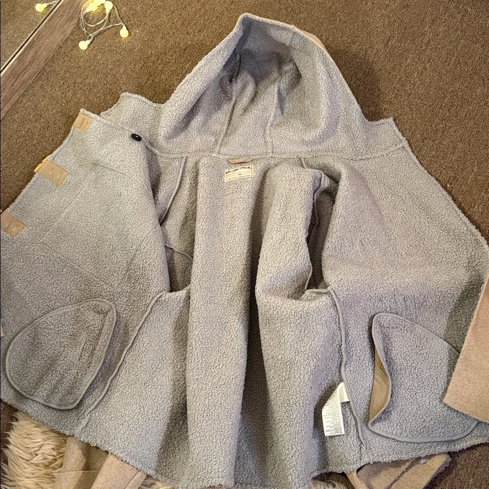 Free People Slouchy Hooded Duffle Jacket